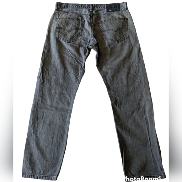Men's Gray Levi's 508 regular tapered fit denim jean - Picture 2 of 5